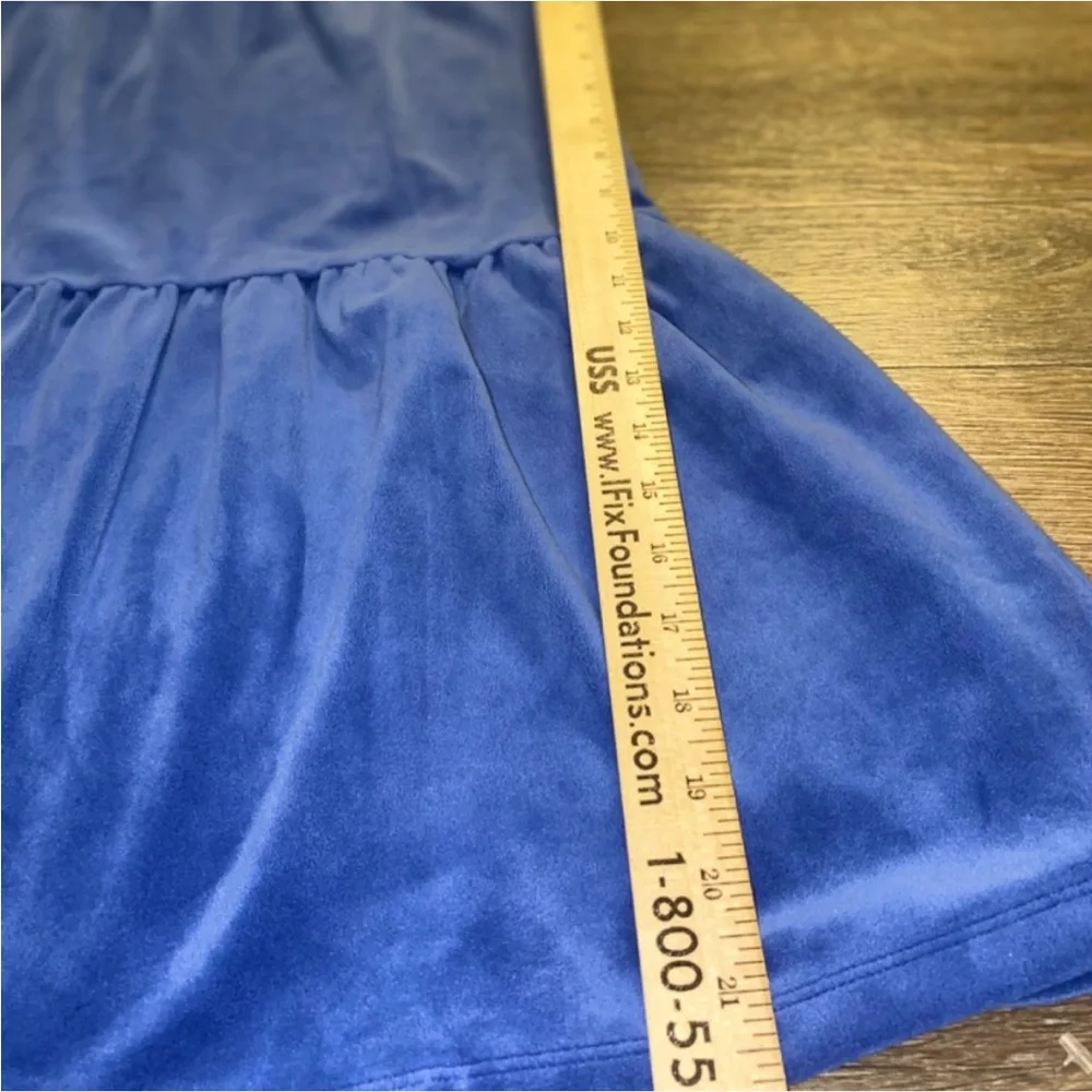 Hanna Andersson size 8 Royal Blue Velvet dress excellent condition - Picture 3 of 6